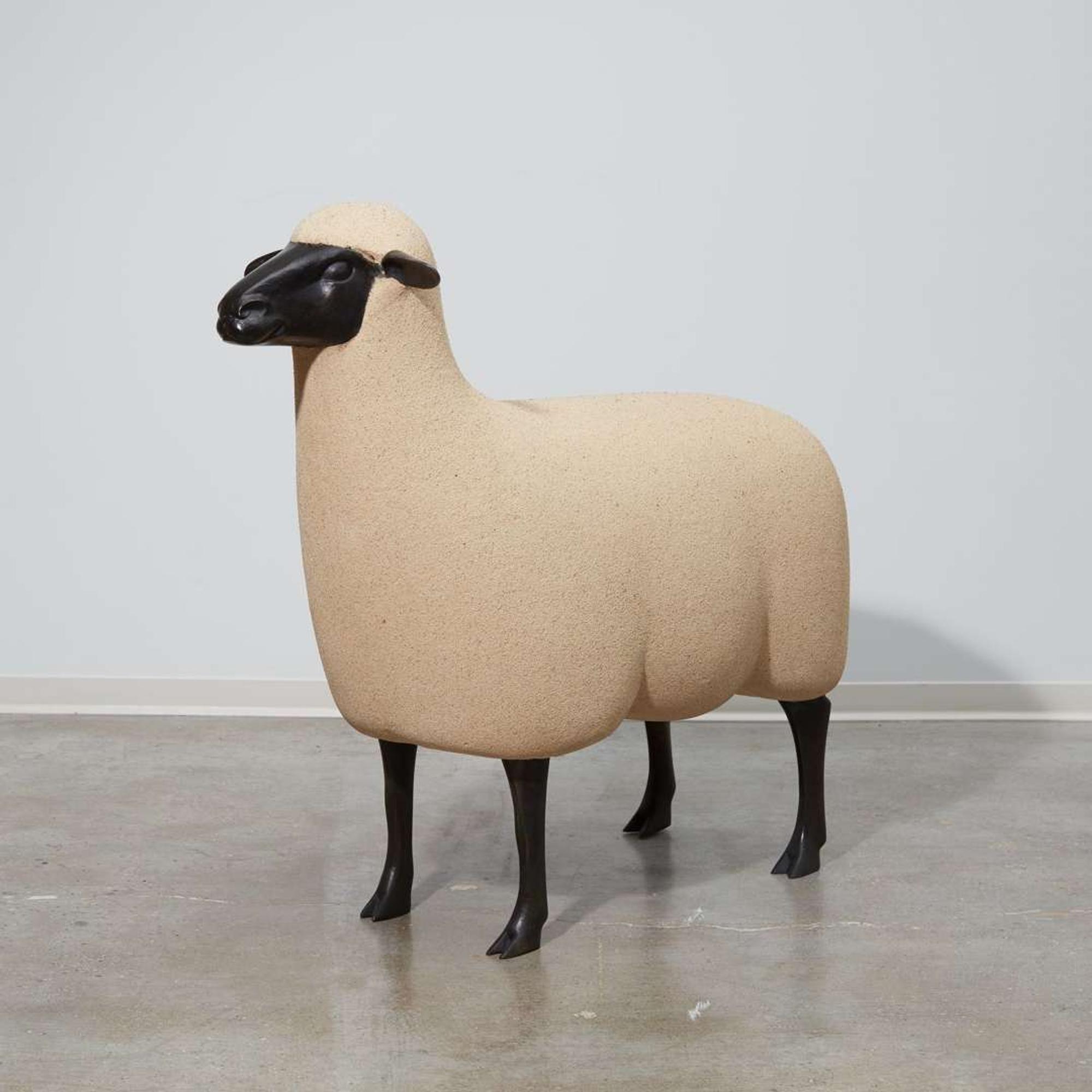 François-Xavier Lalanne (French, 1927-2008) Two Moutons de Pierre
