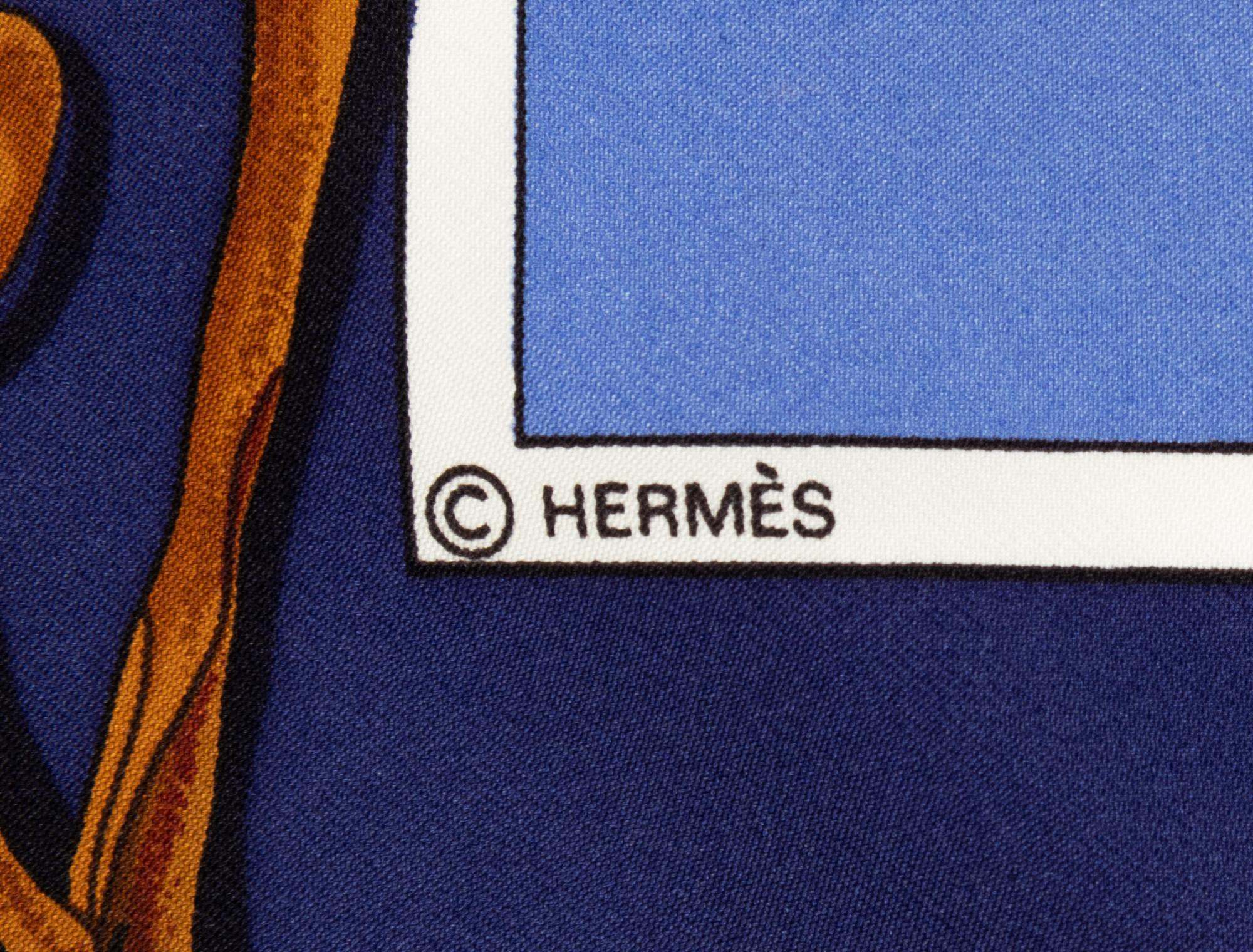Hermès Kermit Oliver 90cm Silk Scarf