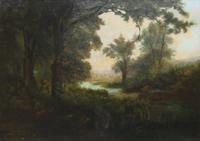 Attributed to William Keith, (American/ Scottish, 1838-1911), Woodlands