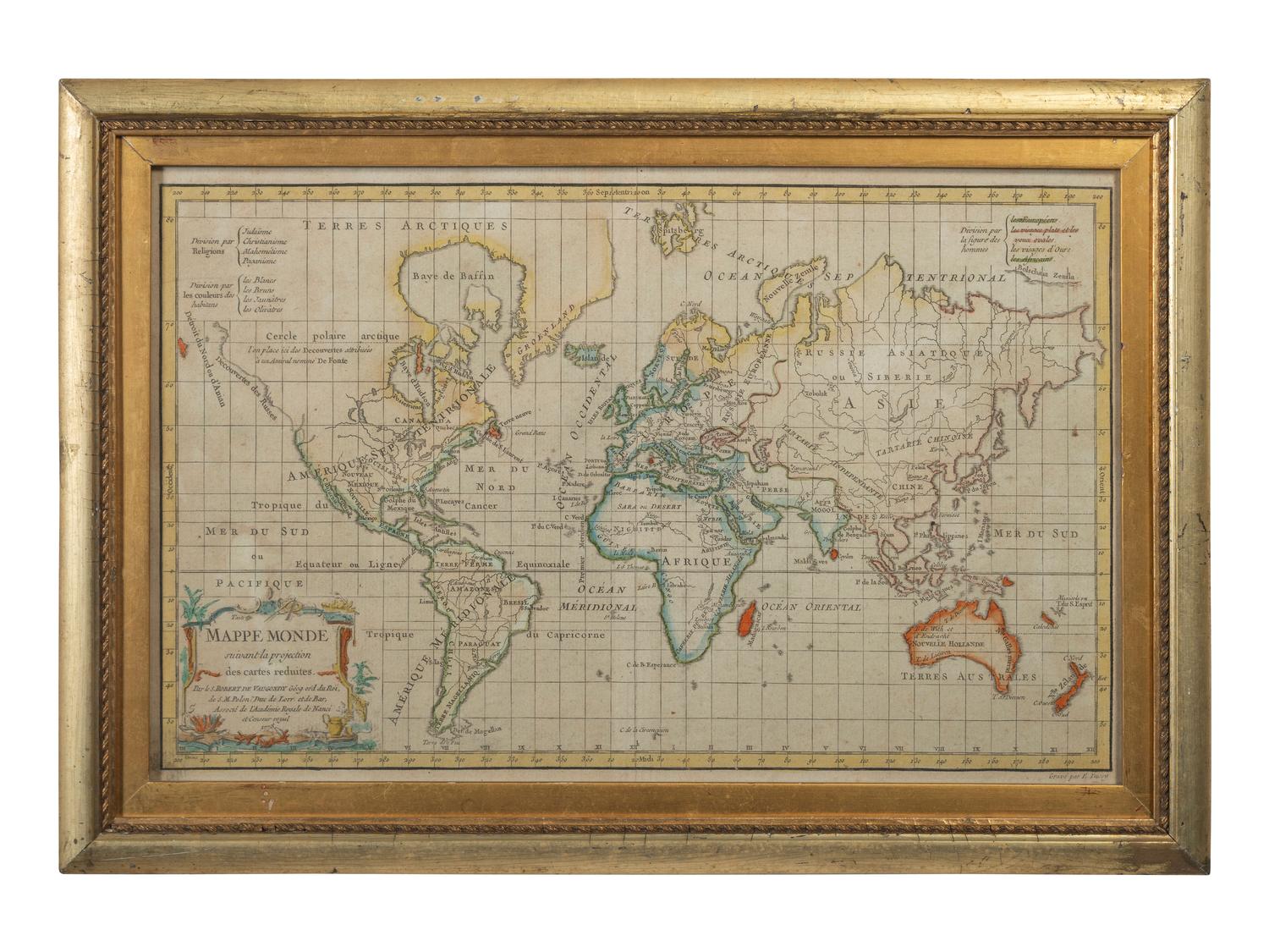 ROBERT DE VAUGONDY, Didier (1723-1786). Two Maps of North America.