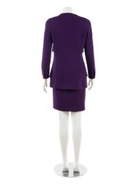 Chanel Purple Fantasy Tweed Suit, 1990s