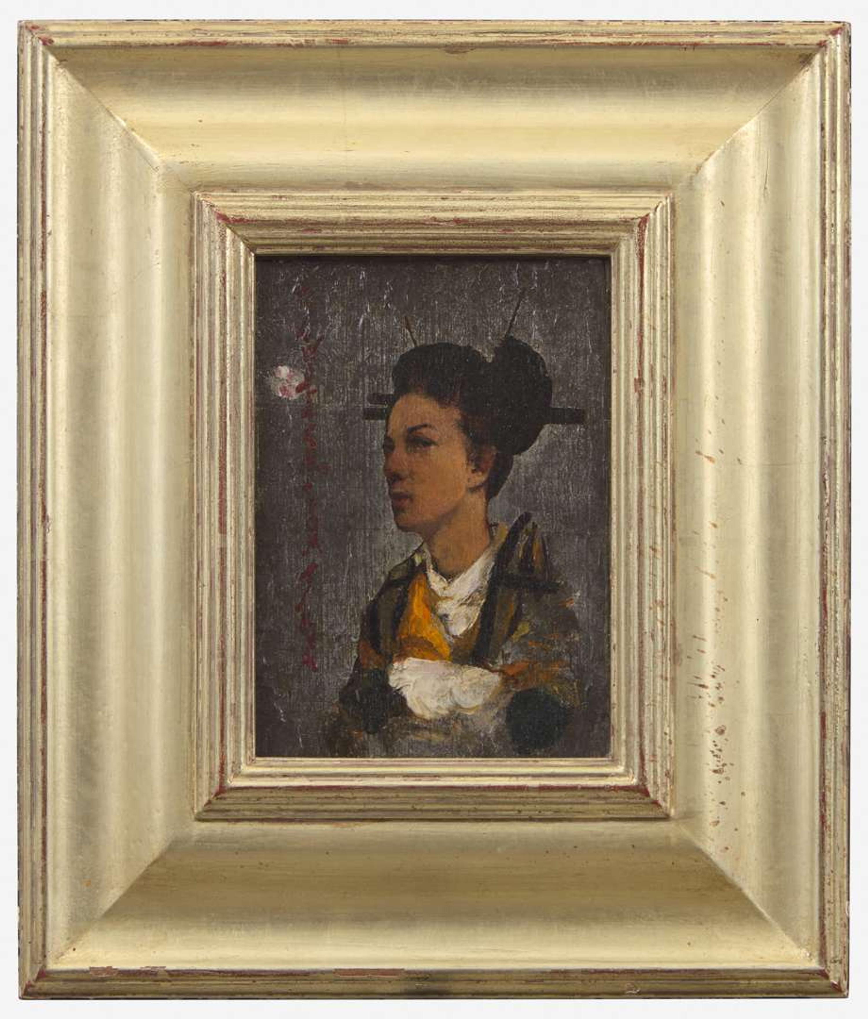 Robert Frederick Blum (American, 1857–1903) - Portrait of Hilah Loyd Drake in Japanese Costume
