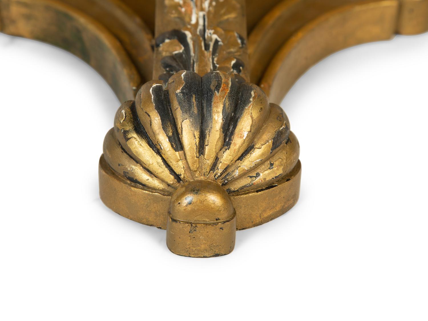 An English Carved Giltwood Wall Bracket