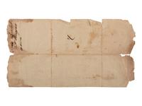 HARRISON, William Henry (1773-1841). Indiana Territory survey document signed ("Willm. Henry Harrison"), as 1st Governor of the Indiana Territory, Saint Vincennes, 26 December 1801.