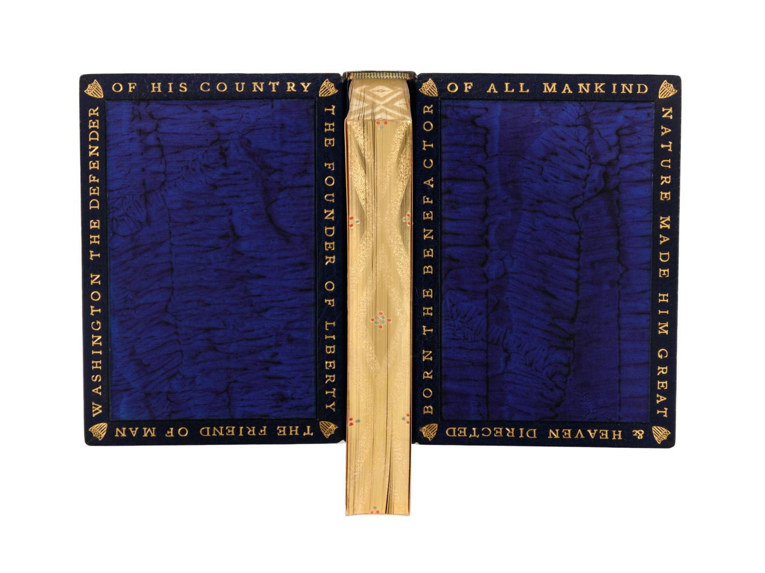 [MONASTERY HILL BINDING - ZUFFANT, Joseph, binder]. LOSSING, Benson John (1813-1891). The Home of Washington and its Associations . New York: W. A. Townsend, 1866.