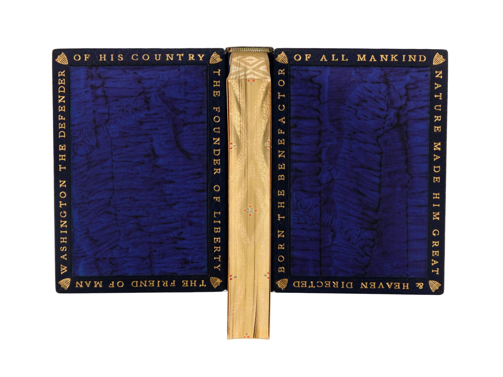 [MONASTERY HILL BINDING - ZUFFANT, Joseph, binder]. LOSSING, Benson John (1813-1891). The Home of Washington and its Associations . New York: W. A. Townsend, 1866.