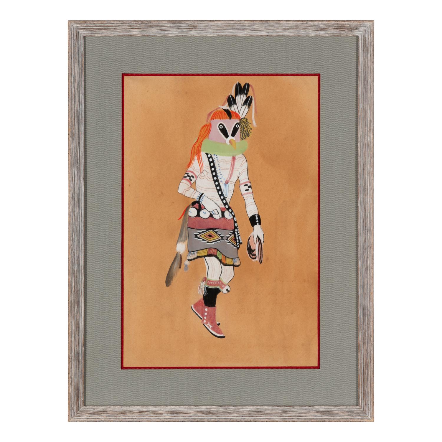 Series of Katsina Paintings tempera on paper
