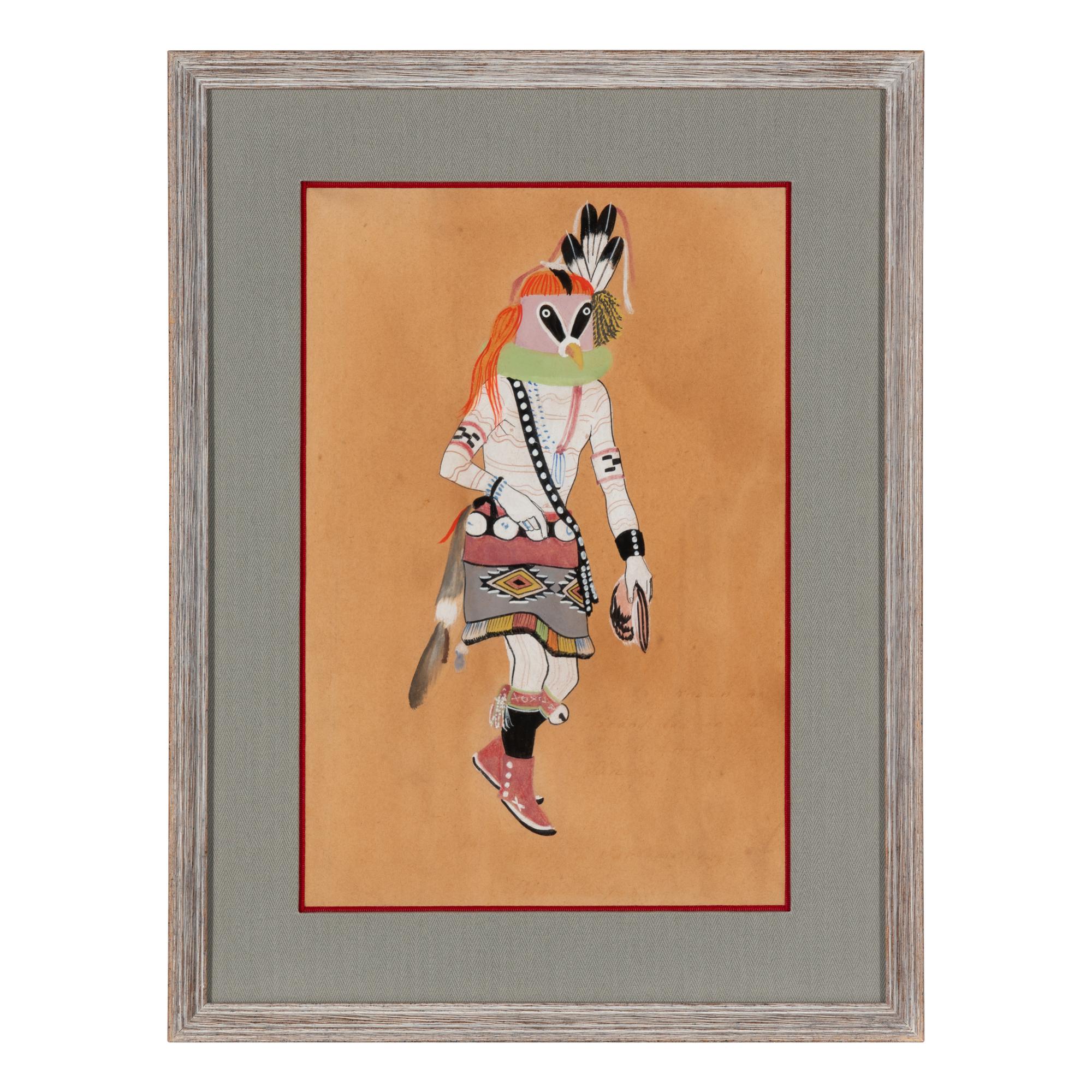 Series of Katsina Paintings tempera on paper