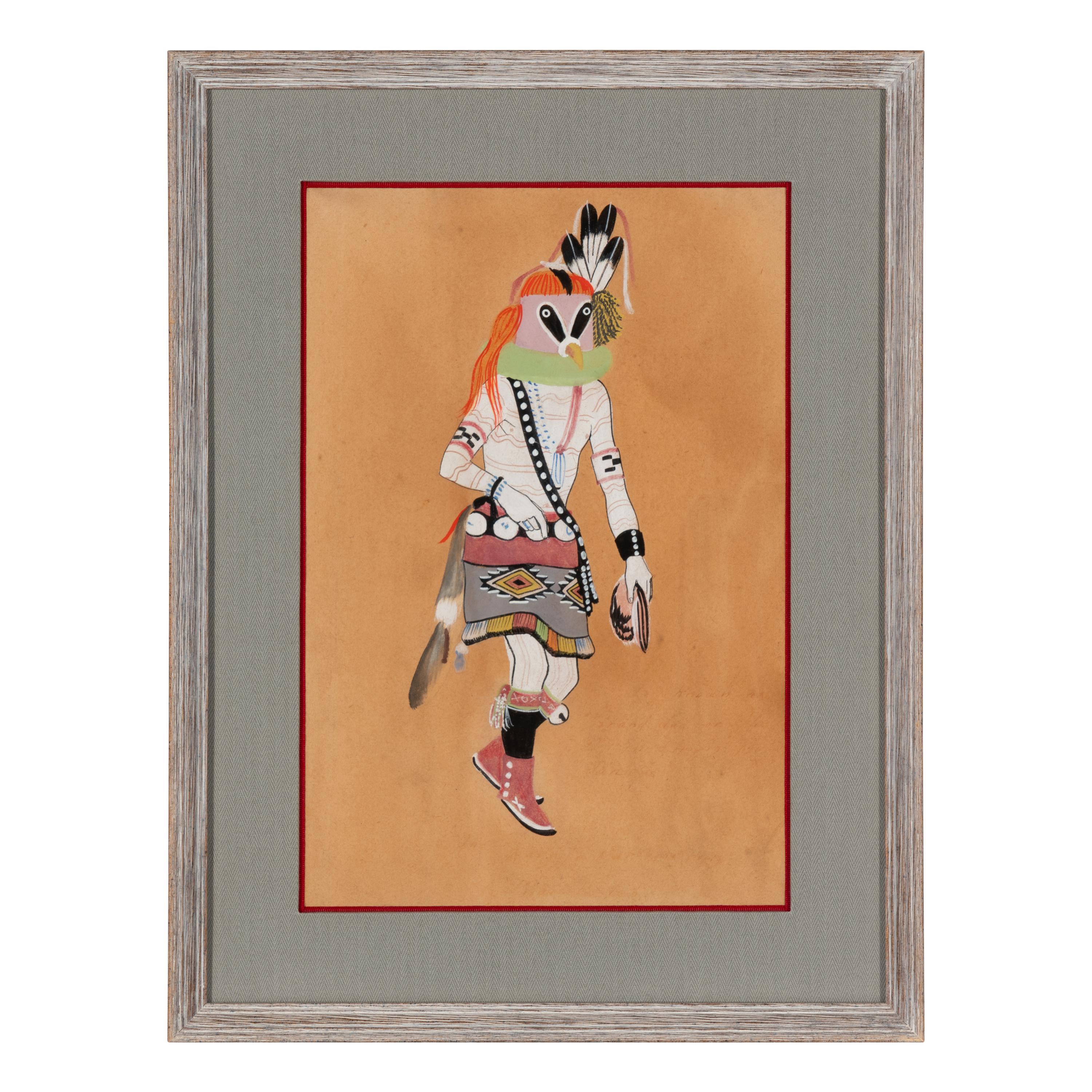 Series of Katsina Paintings tempera on paper