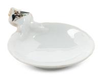 A Nicholas II Imperial Porcelain Factory Oyster Dish