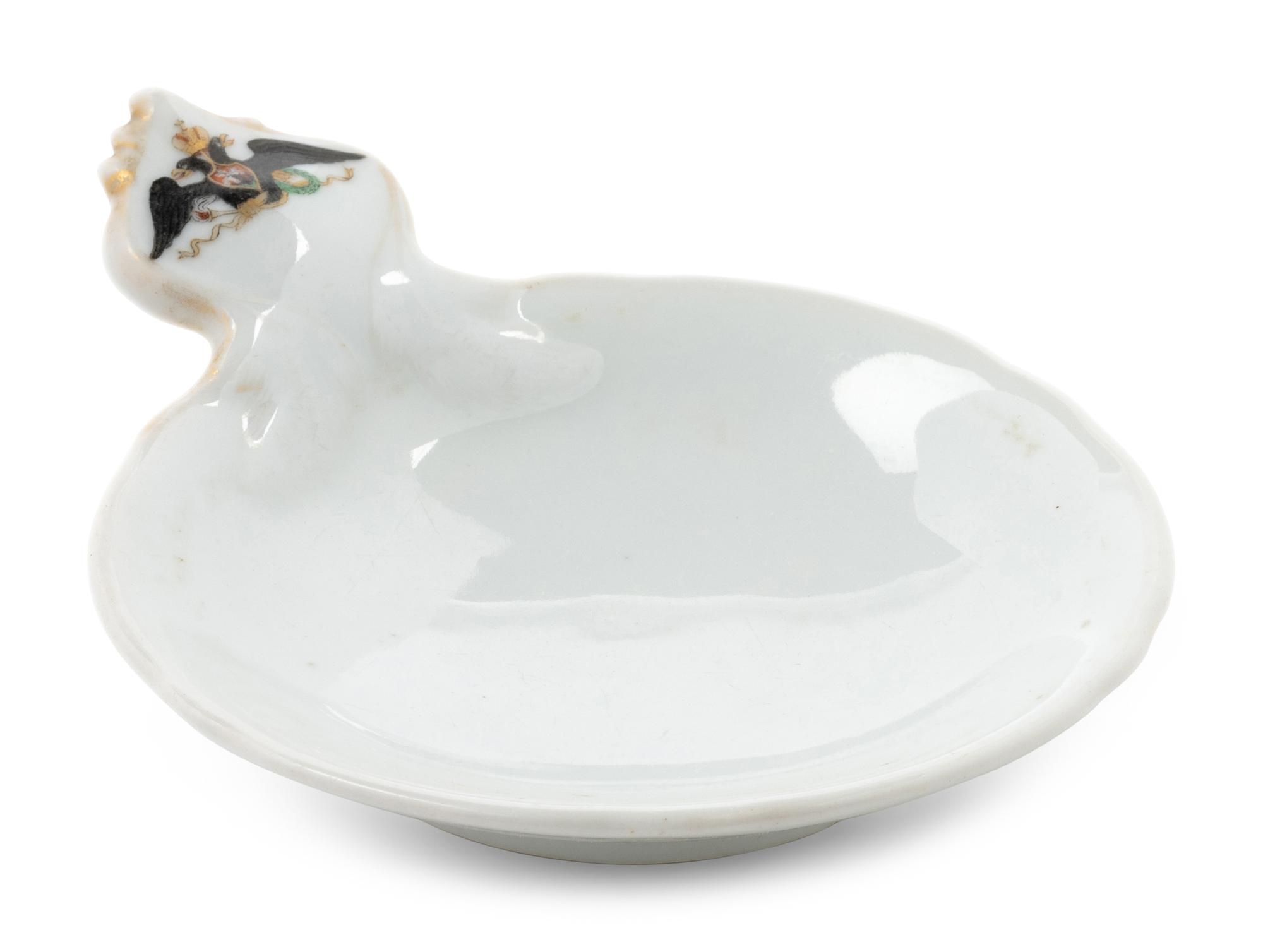 A Nicholas II Imperial Porcelain Factory Oyster Dish