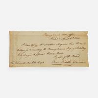 [Americana] Biddle, Clement, and Owen Biddle, and Charles Thomson Group of 5 Documents, signed