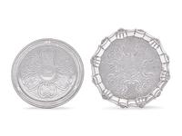 Two George III Silver Salvers