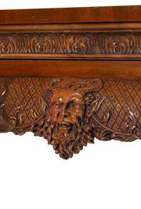 An Irish George III Style Carved Mahogany Console Table