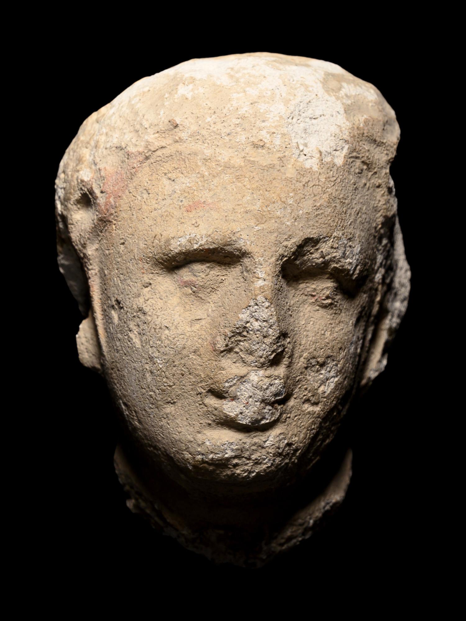 Five Gandharan Fragmentary Stucco Heads