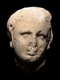 Five Gandharan Fragmentary Stucco Heads