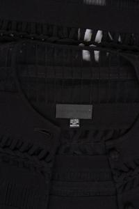 Ralph Rucci Wool Crepe and Net Banded Jacket, 2000-10s