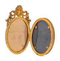 A Continental Pietra Dura Plaque Mounted in a Gilt Bronze Frame