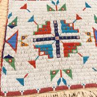 Sioux Beaded Hide Saddle Drapes