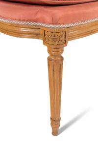 A Pair of Louis XVI Carved Beechwood Chaises