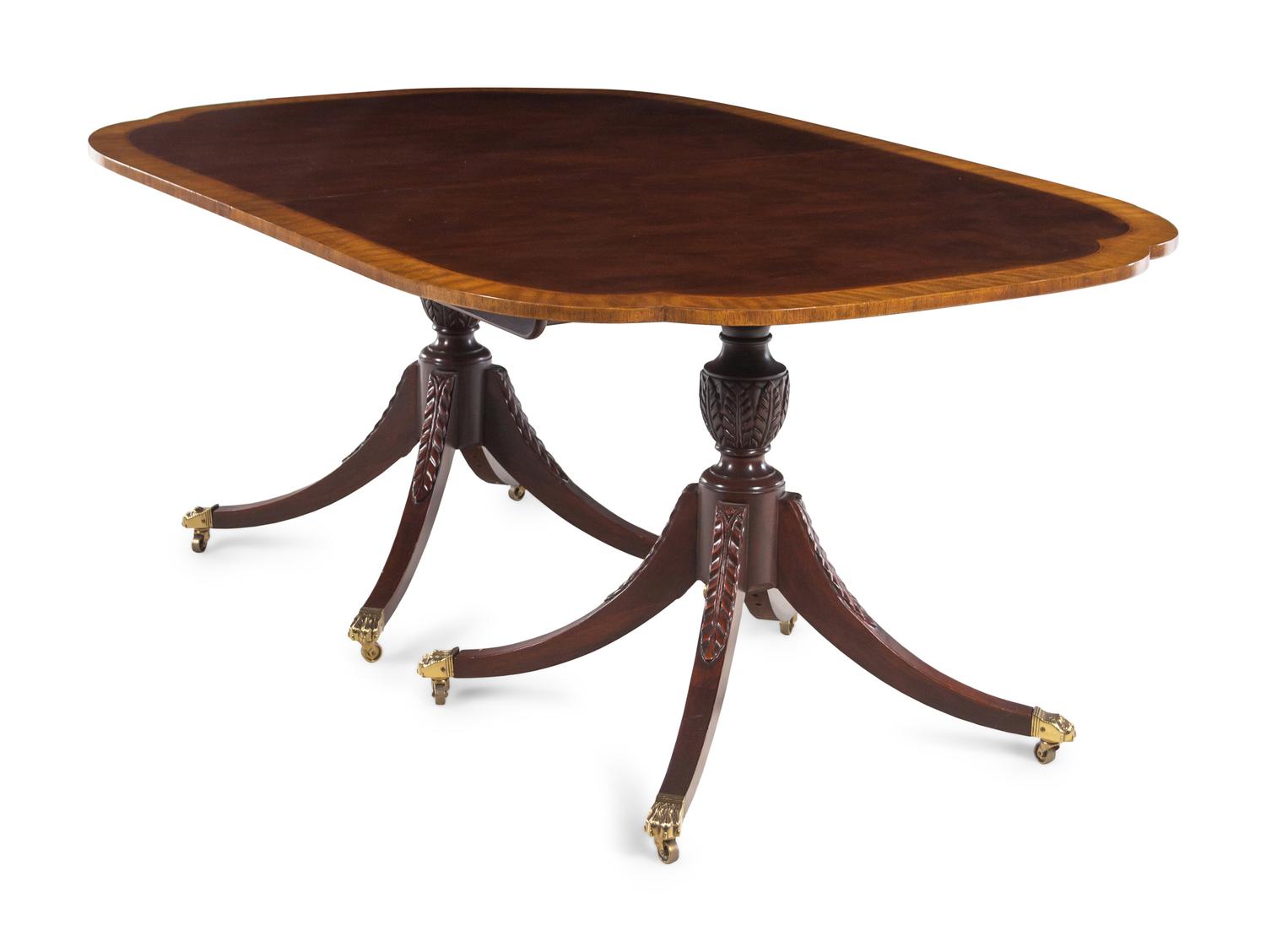 A George III Style Mahogany Dining Table