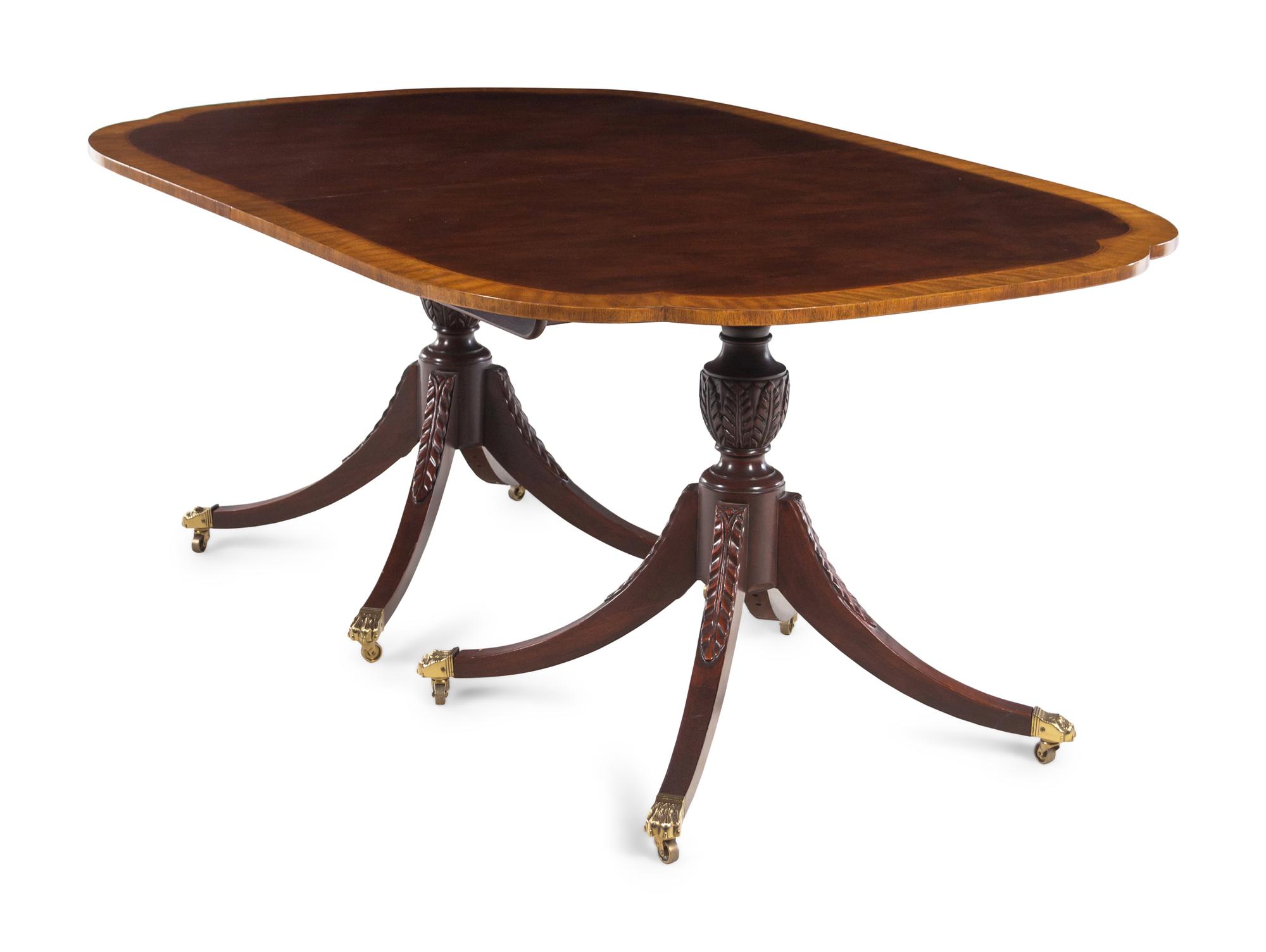 A George III Style Mahogany Dining Table