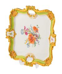 A Meissen Porcelain Tray