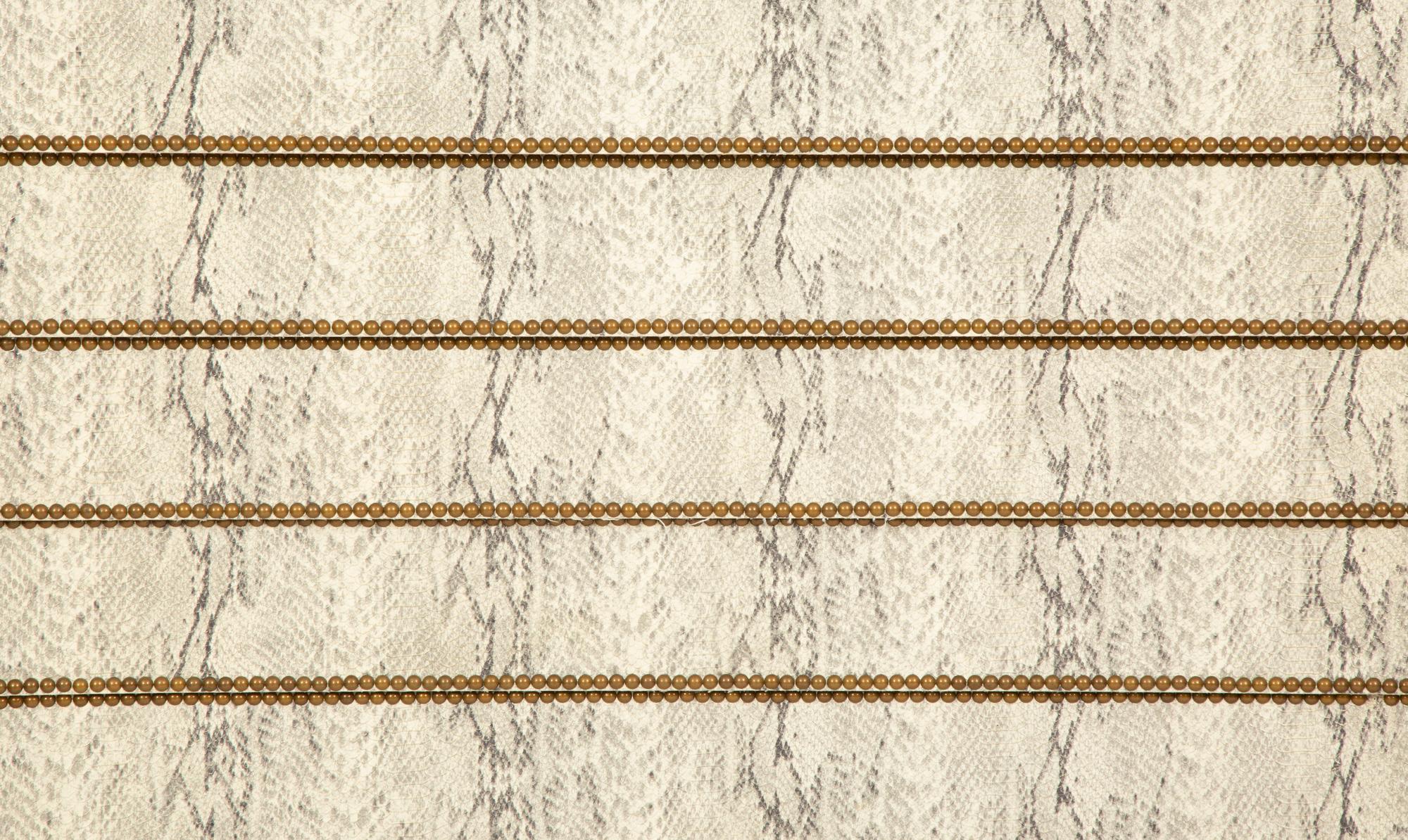 A Pair of Custom Black Painted Chests of Drawers with Faux-Python Veneered Drawer Fronts
