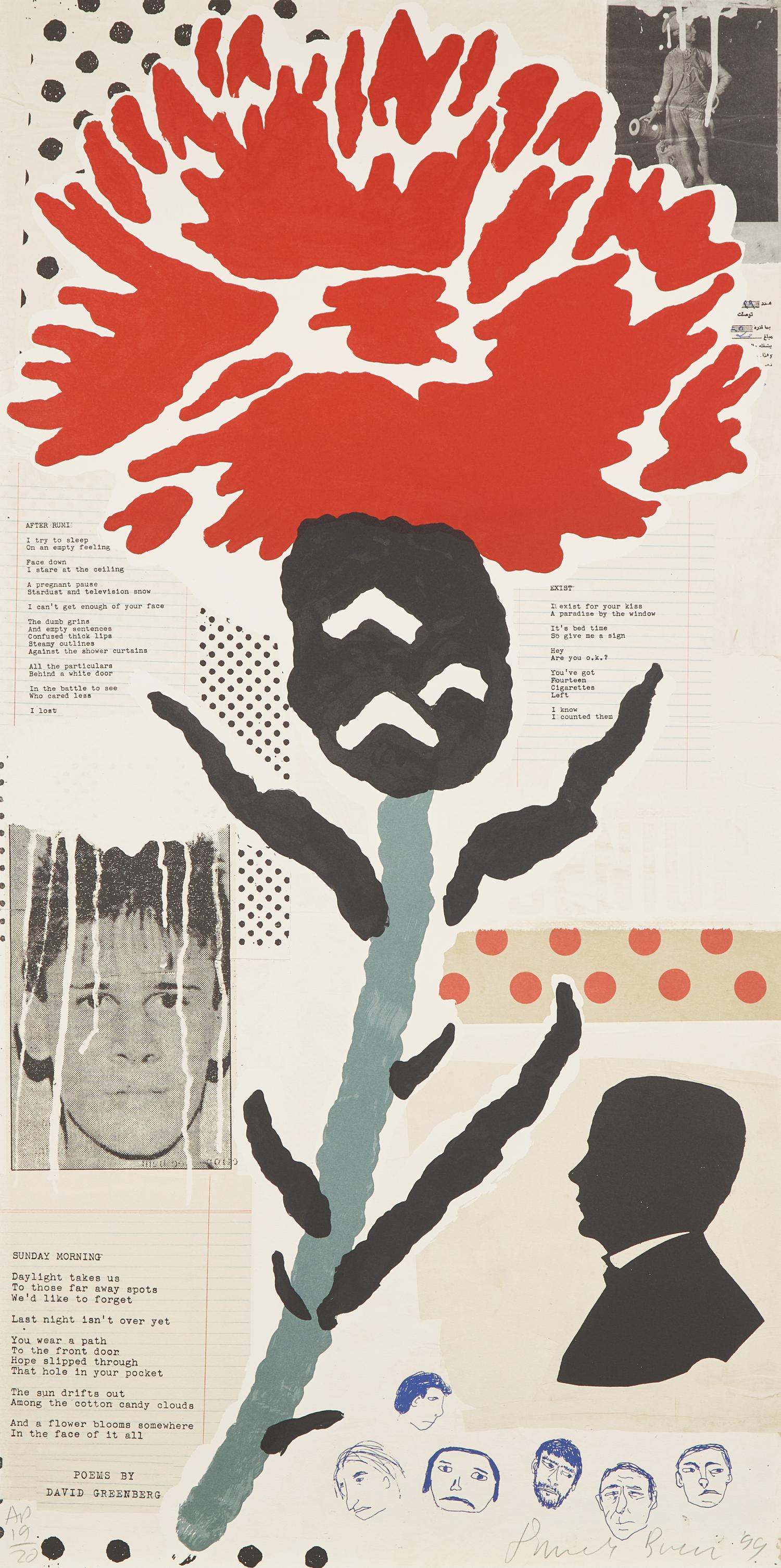 Donald Baechler (American, 1956-2022) — Thistle , 1999