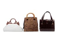 Three Designer Bags: One Kleinberg Sherrill, One Anthony Luciano, and One Revillon