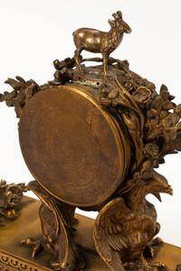 A French Gilt Bronze Mantel Clock