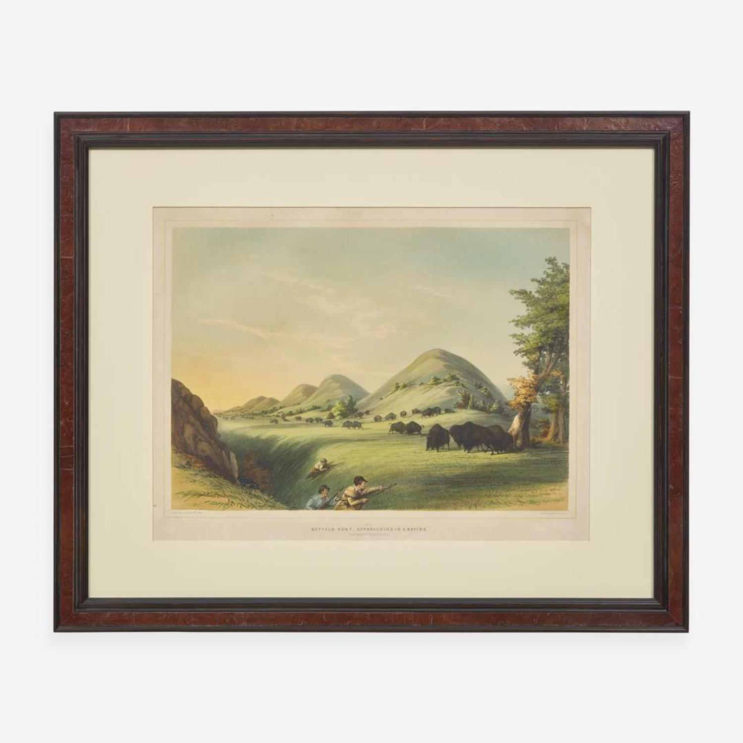 George Catlin (American, 1796-1872) Catlin's North American Indian Portfolio: Hunting Scenes and Amusements of the Rocky Mountains and Prairies of America