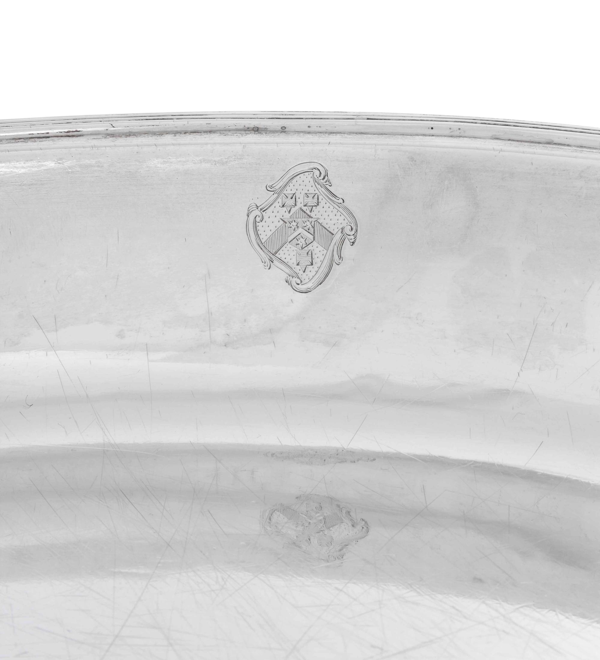 A Pair of George III Silver Covered Serving Dishes