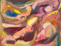 Jose Bernal, (American/Cuban, 1925-2010), Sketch for the Creation of Adam, 1975