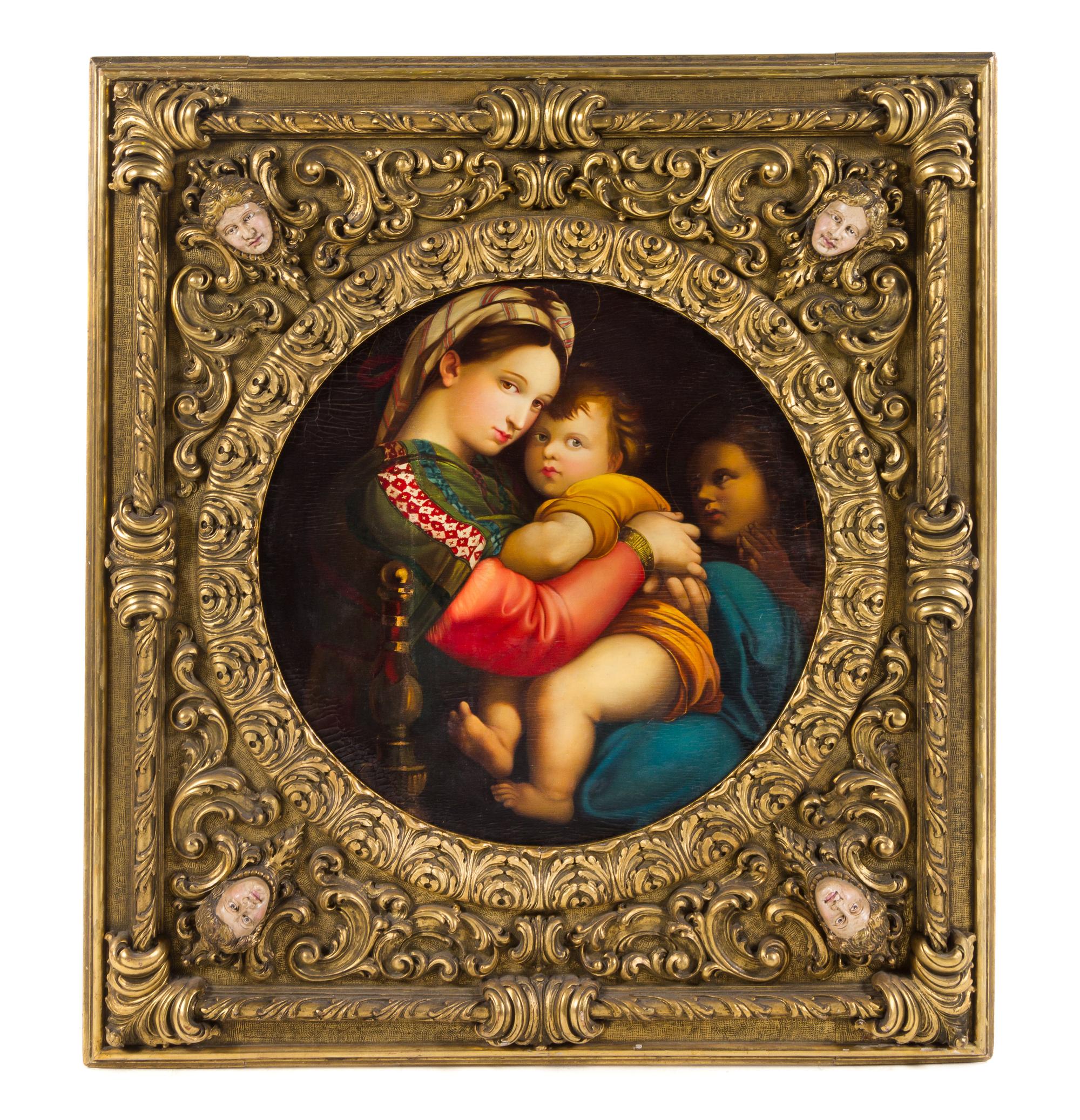 After Raphael, (19th Century), Madonna della Sedia
