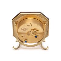 CARTIER, REF. 7507 'LES MUST' TRAVEL CLOCK WITH ALARM