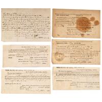 [AUTOGRAPHS & MANUSCRIPTS] -- [NORTHWEST TERRITORY & OHIO]. A group of 31 manuscript and partially printed documents, late 18th to early 19th century, including: