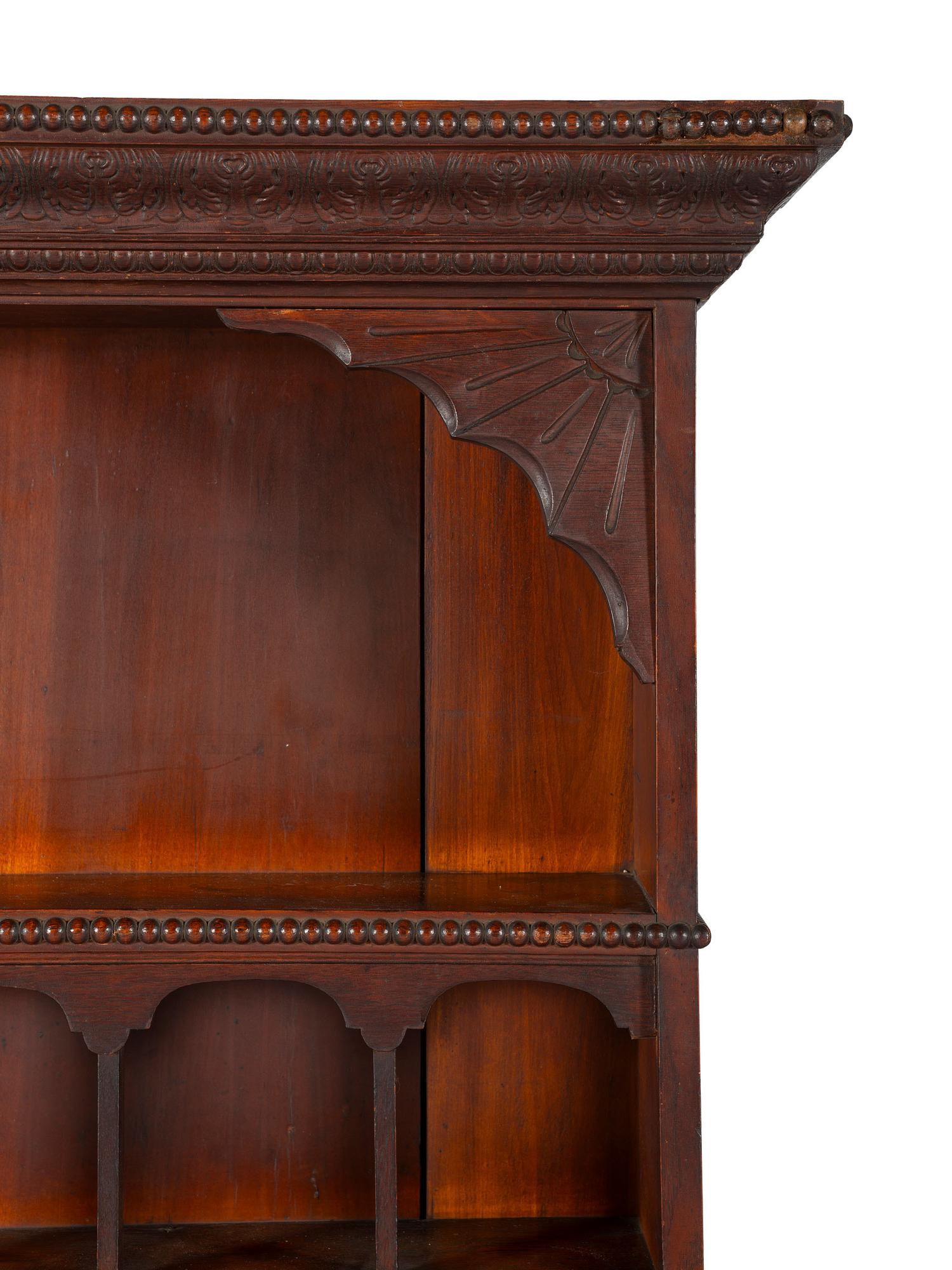 Two Eastlake Style Shaving Mug Racks