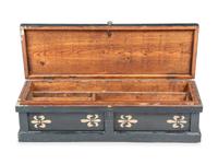 An English Painted Pine Ship Worker’s Tool Chest
