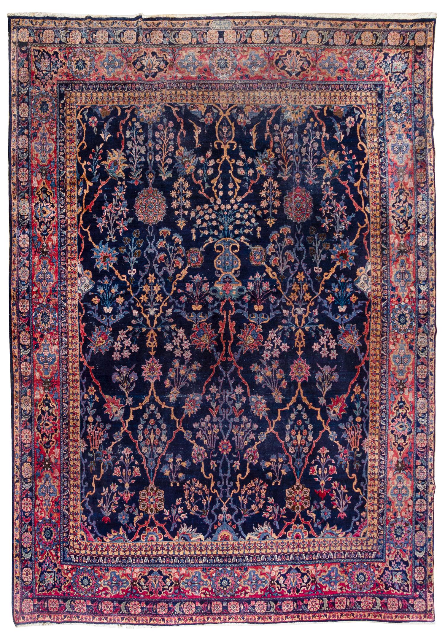 A Kirman Wool Rug 12 feet 4 inches x 10 feet 3 inches. — FIRST HALF 20TH CENTURY