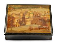 Three Russian Lacquer Boxes