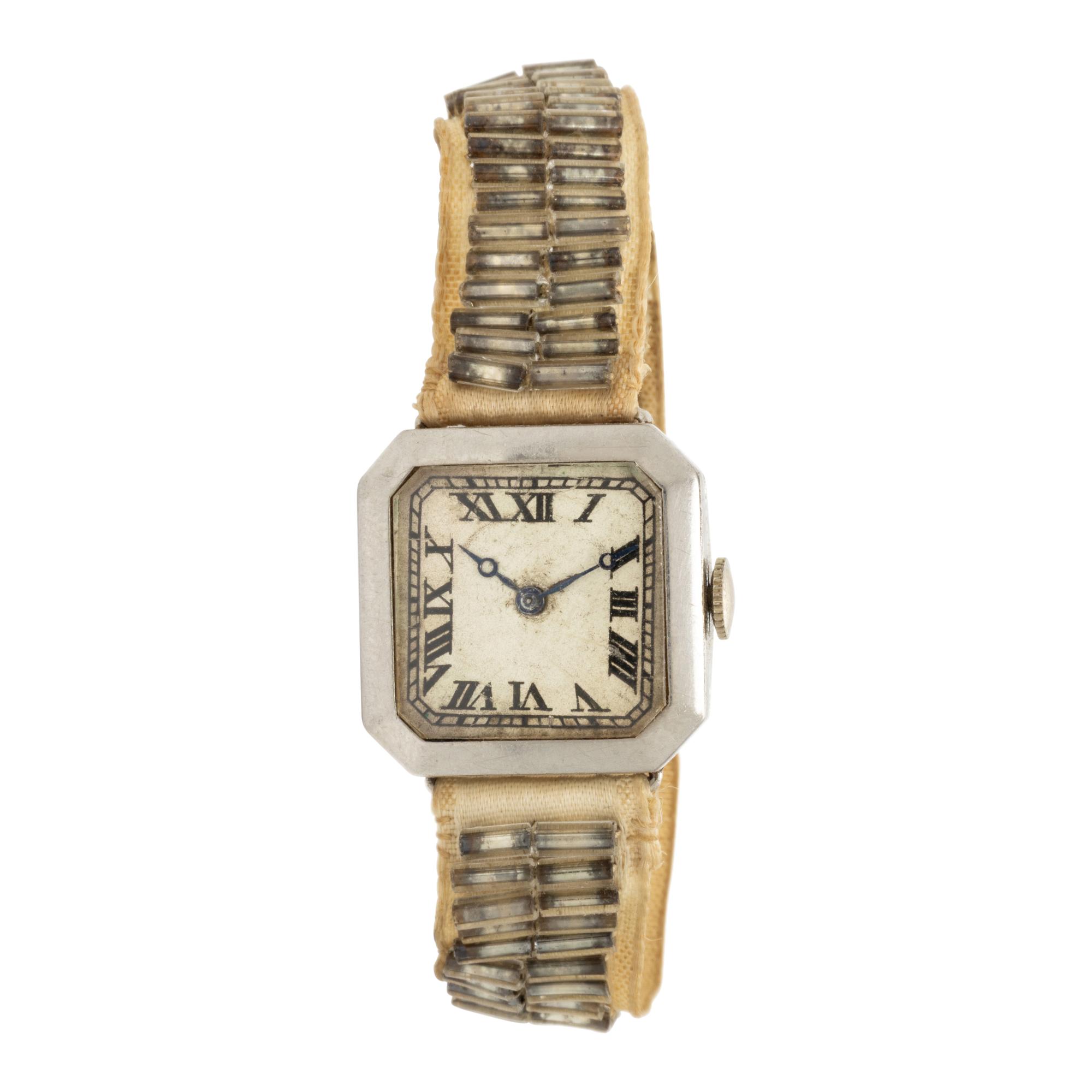 Antique, Platinum Watch with Cartier Paris Stamped Movement