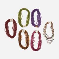A Collection of Torsade Necklaces