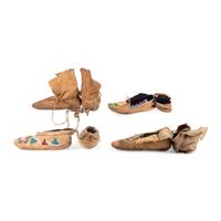 Group of Northeastern Moccasins
