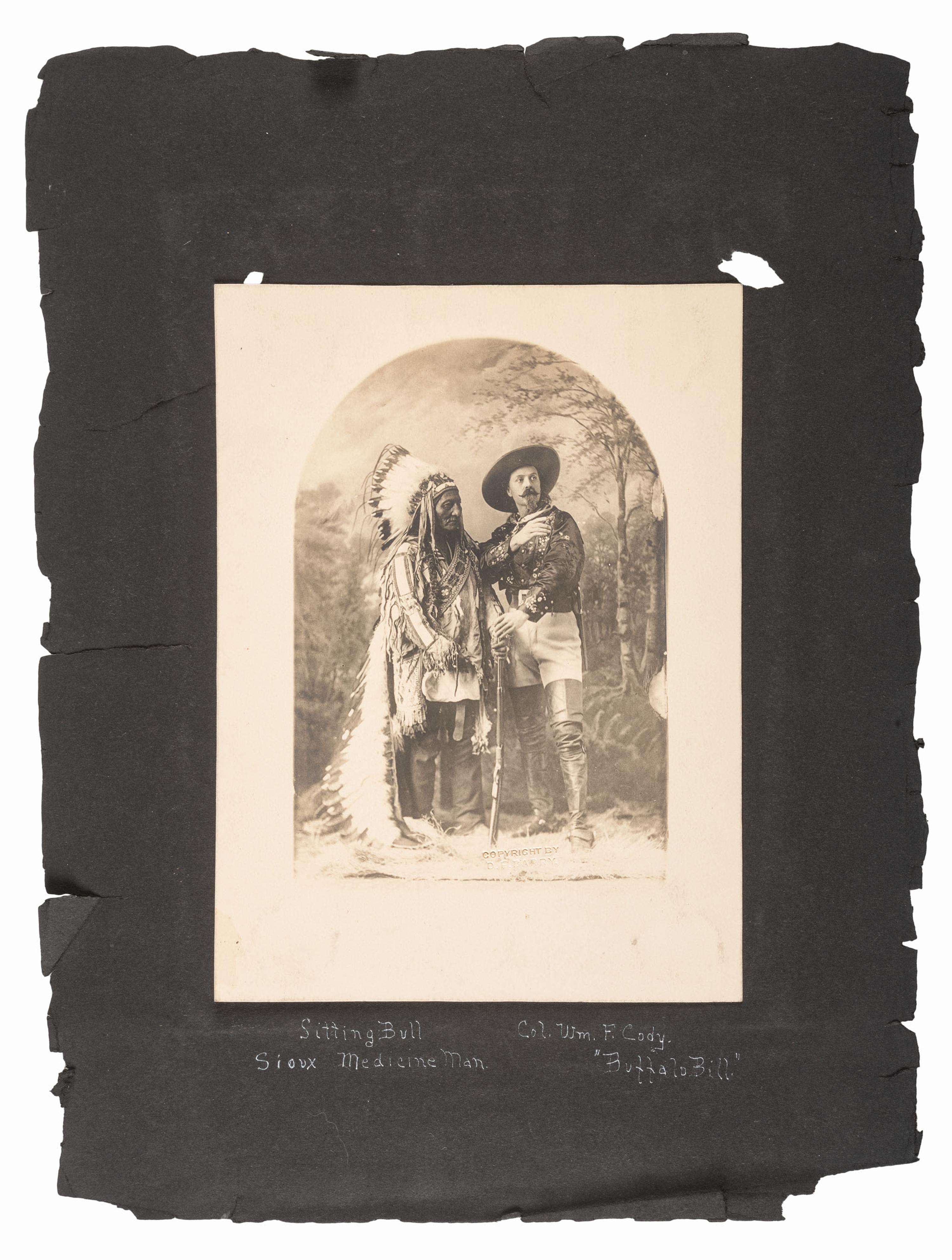 [NATIVE AMERICANS]. BARRY, David F. (1854-1934), photographer. A collection of 51 photographs of Native American subjects, George Armstrong Custer, and personalities and places associated with the Battle of Little Bighorn.
