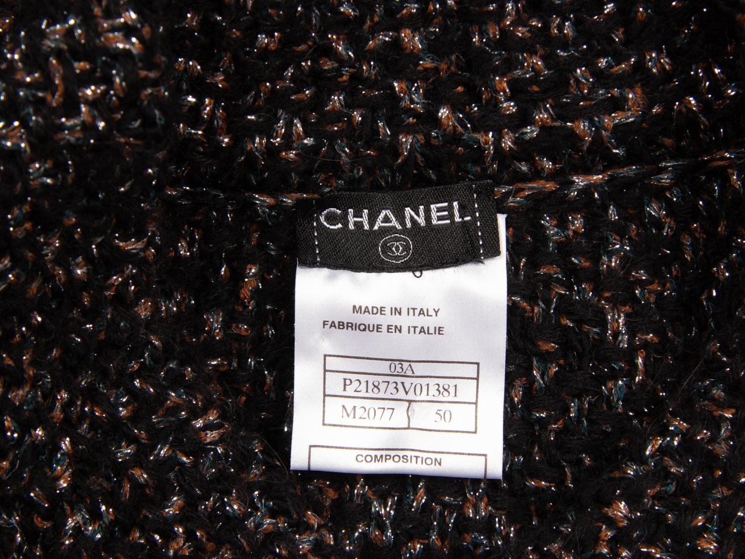 Chanel, Metallic Knit Cardigan