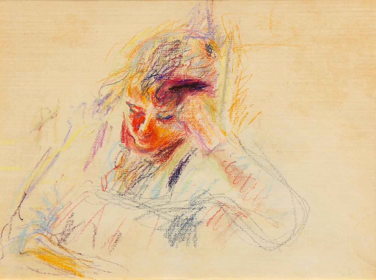 Wolf Kahn, (American, b. 1927), Girl Resting