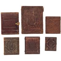 [EARLY PHOTOGRAPHY - PORTRAITURE]. A group of 10 cased images of men with notable facial hair, including: