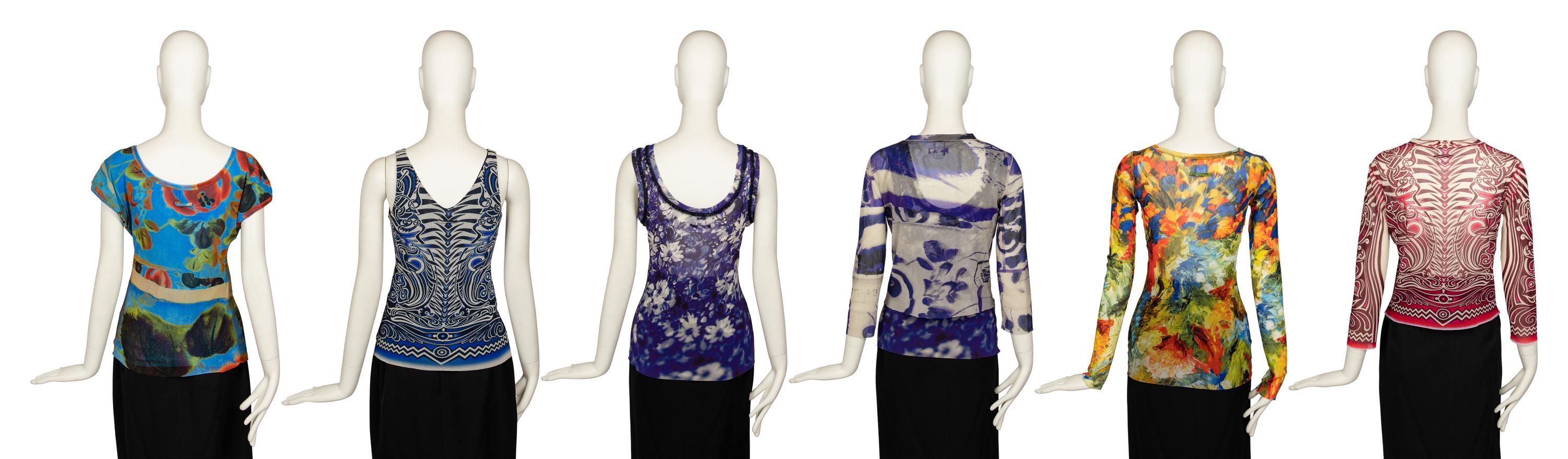 Six Jean Paul Gaultier Tops, 1990s