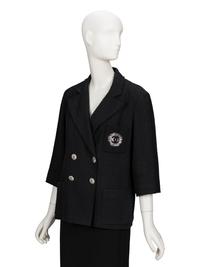Chanel, Black Tweed Blazer